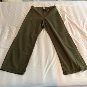 Levi’s Wide Leg Olive Pants